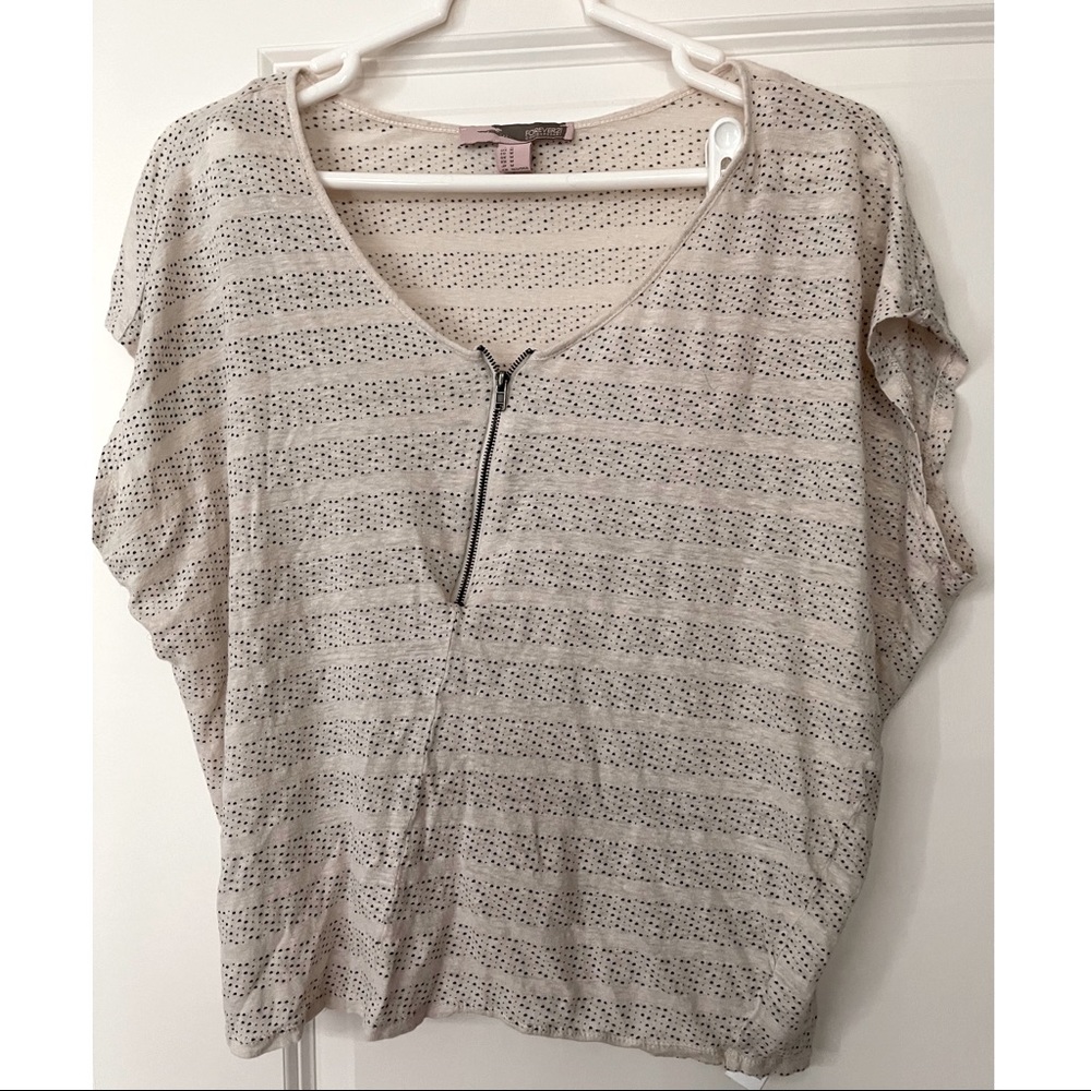 Forever 21 zip up top